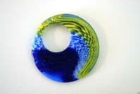 IMPEX TRIMITS JEWELLERY - BLUE LARGE ROUND SHAPE RT51